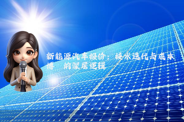 新能源汽车报价：技术迭代与成本博弈的深层逻辑